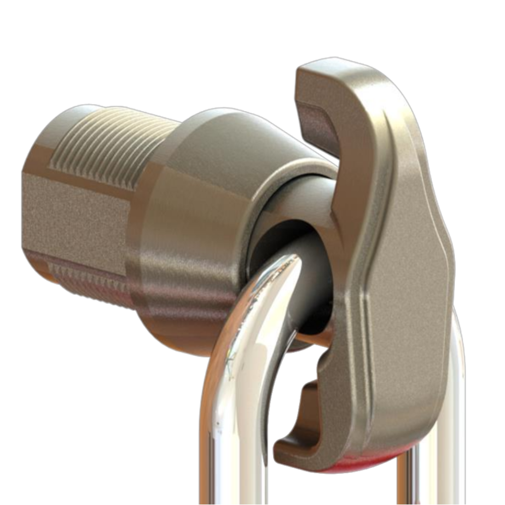 L&F 5720 Push-To-Turn 20mm Latch Lock