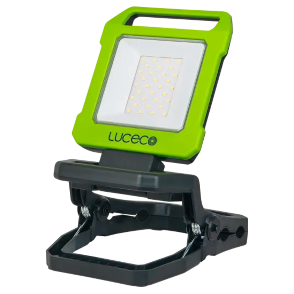LUCECO Folding Clamp Work Light With Power Bank & USB Charging