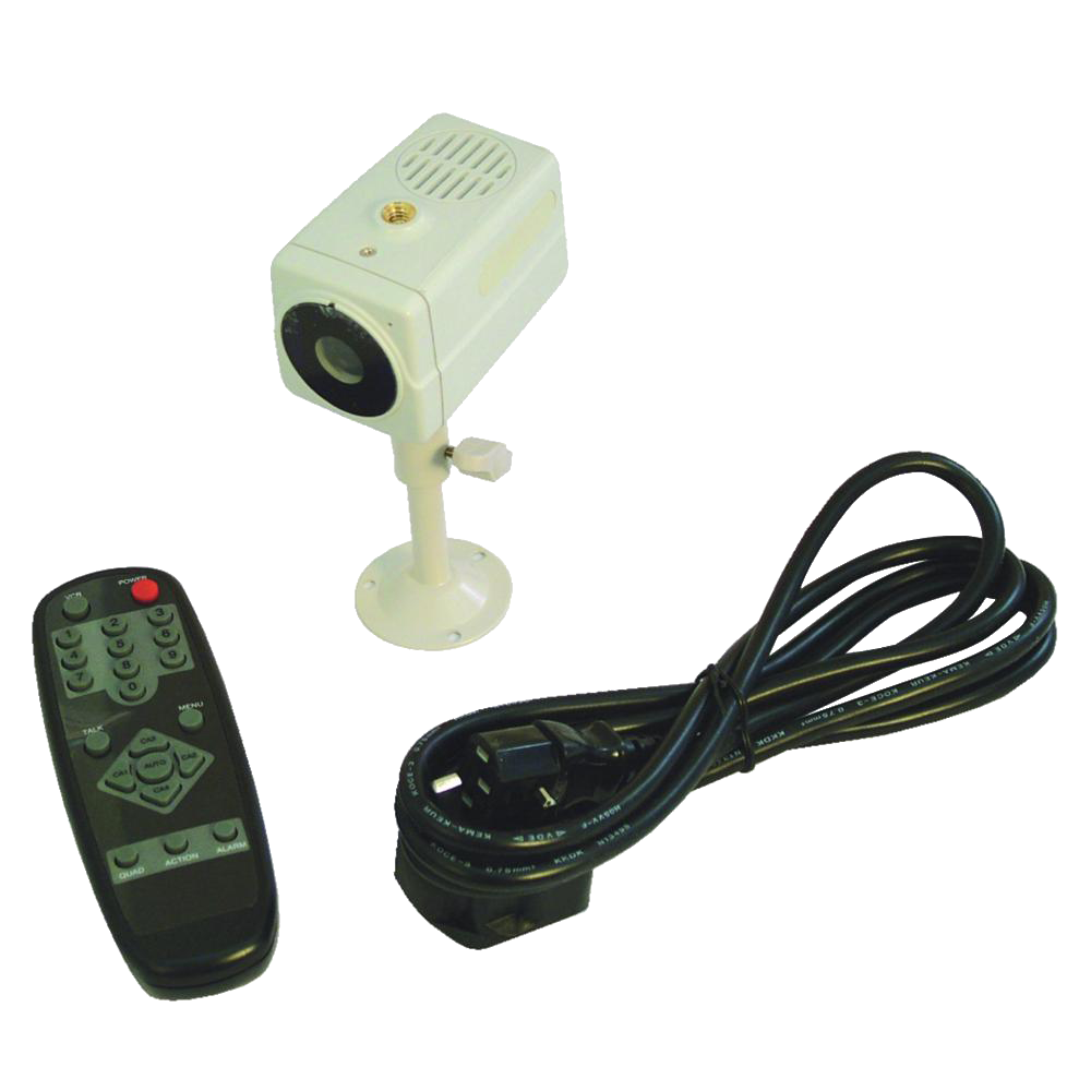 LY81-702-067 4 B&W CamERA DVR Kit with Remote & Monitor