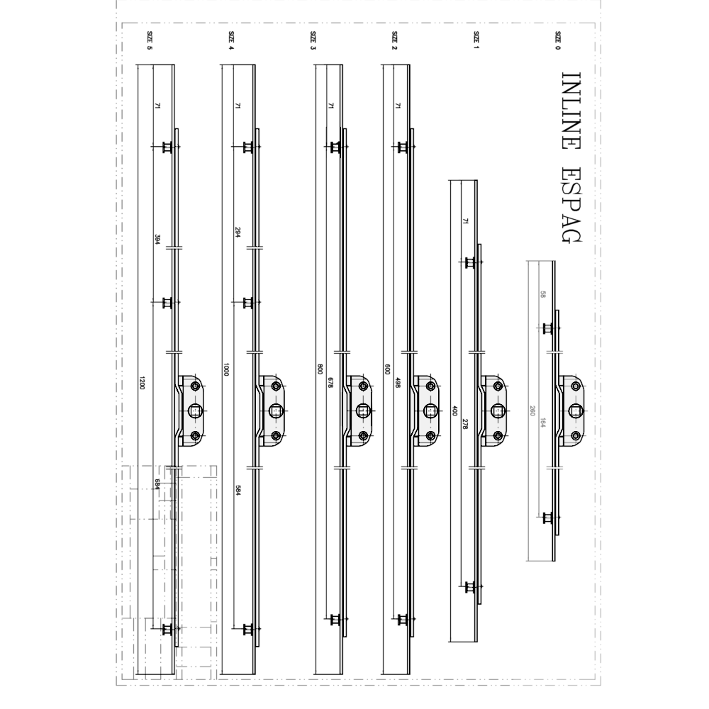 MACO Inline Espag Rod 20mm