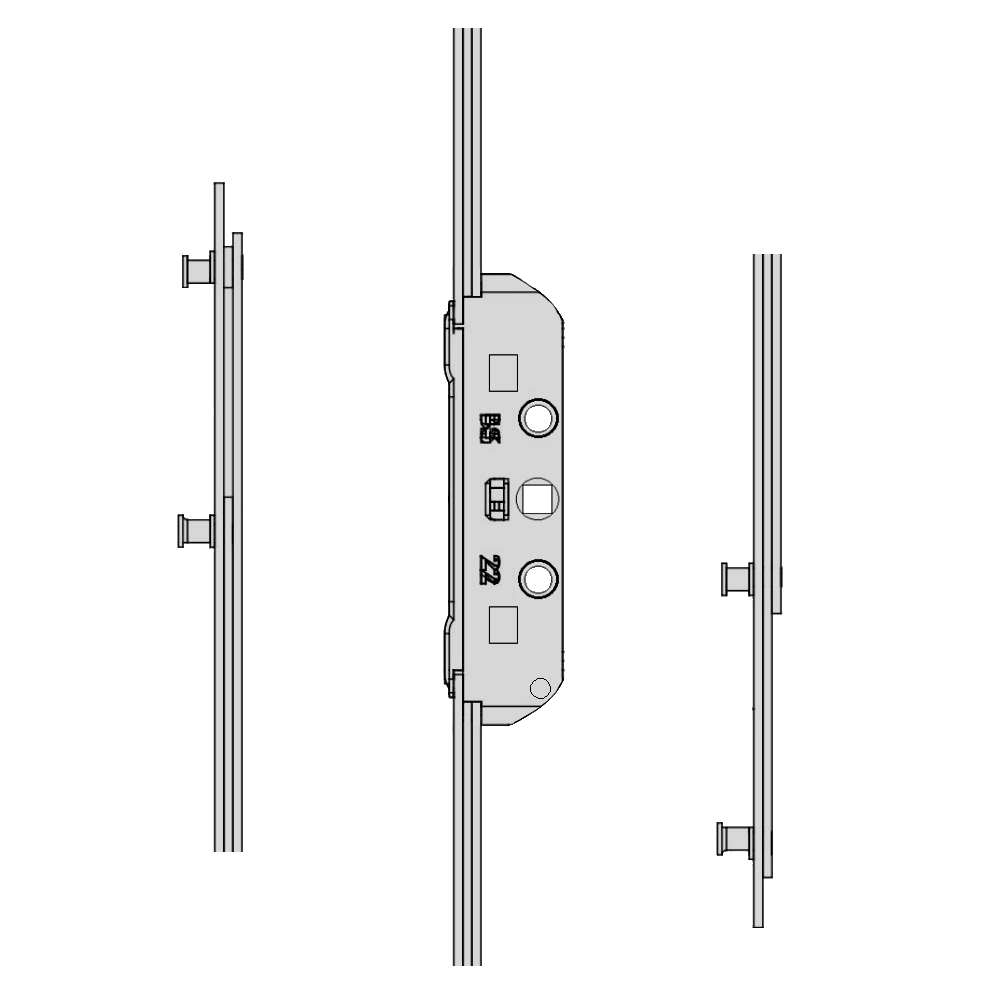 MACO GR RAIL Twin Espag Rod 22mm