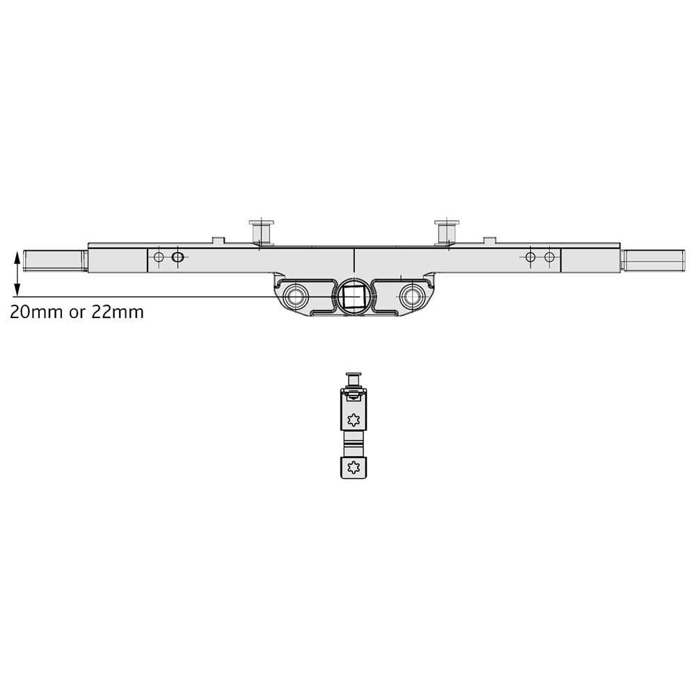MACO MK II Non-Cropable Shootbolt Window Gearbox