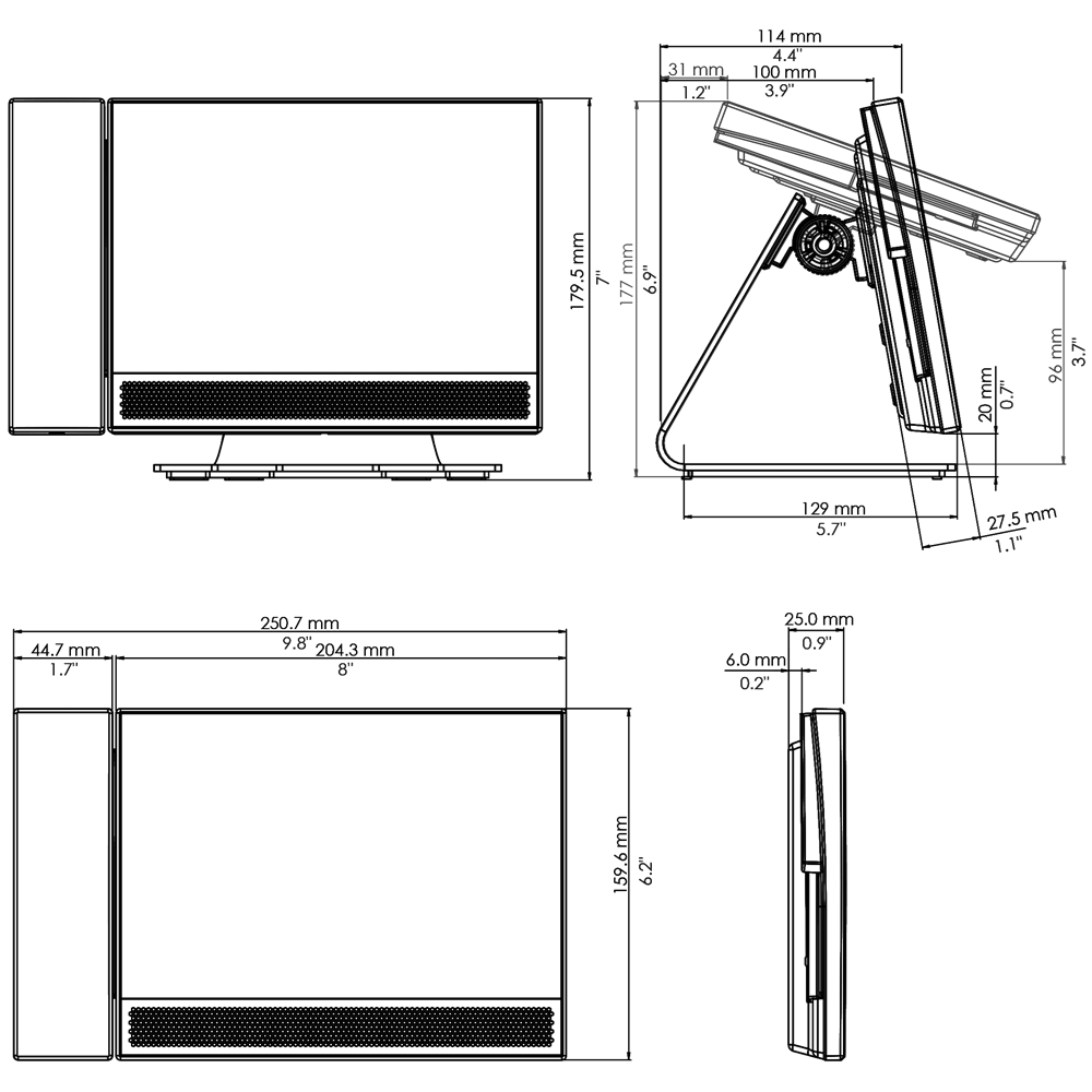PAXTON 337-292 Premium Monitor Net2 Entry With Handset
