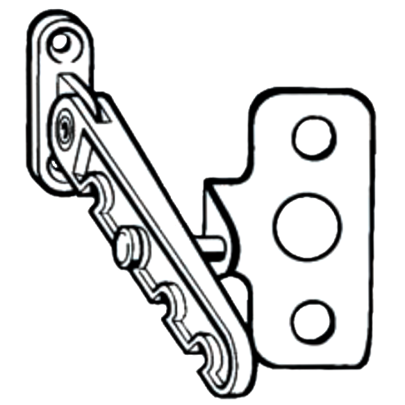 ROTO 5ROT0086 Tilting Window Restrictor & Plate