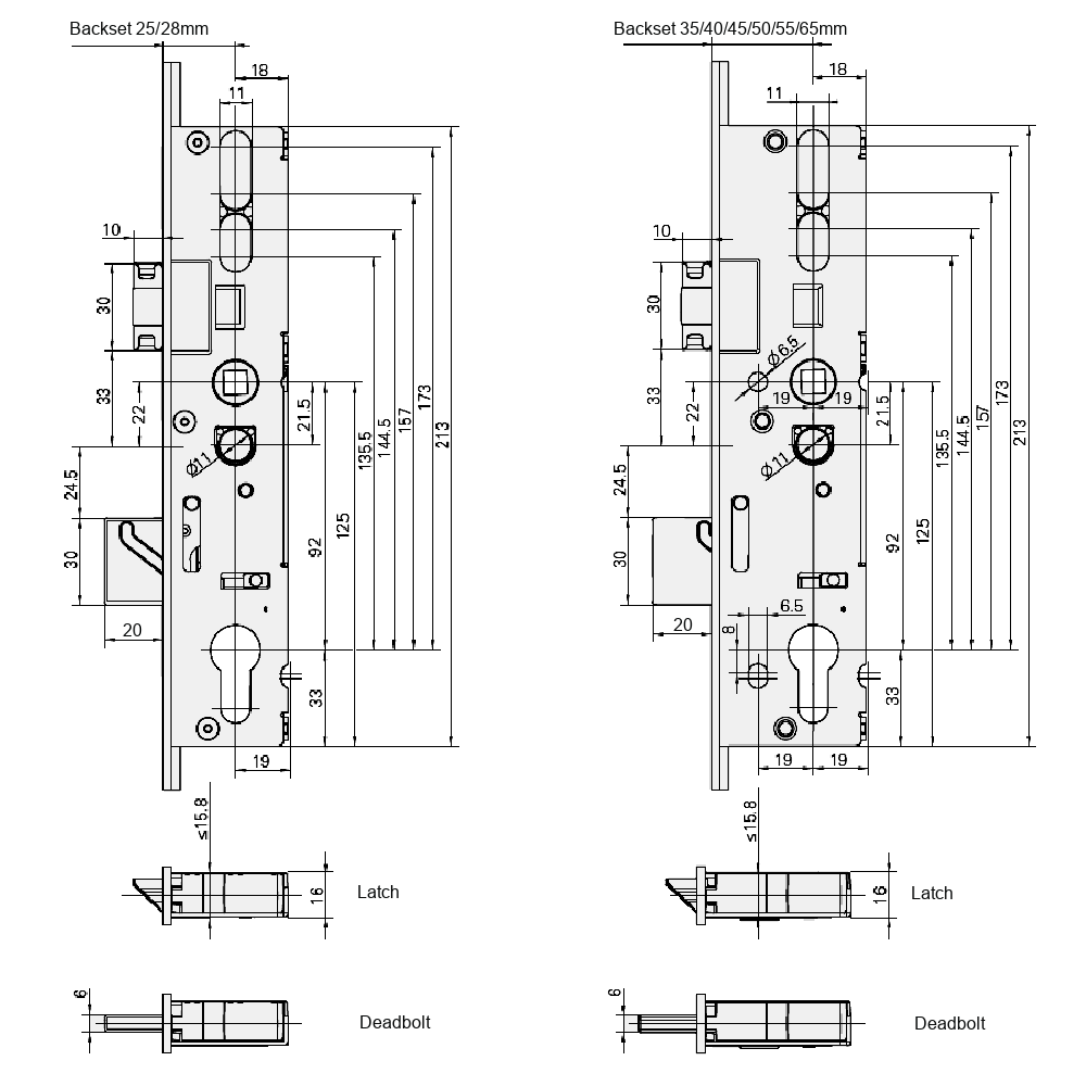ROTO H650/H600 Gearbox Only 92mm Centres