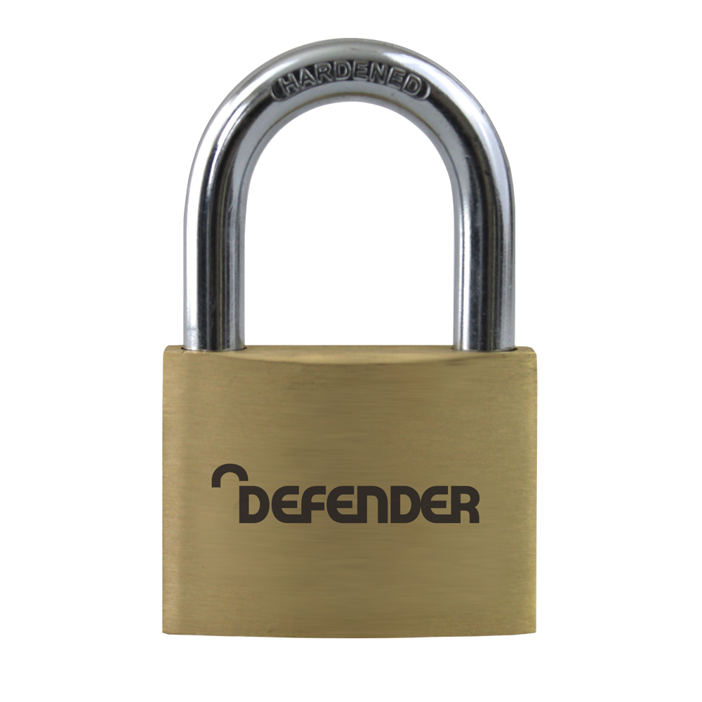 DEFENDER Brass Open Shackle Padlock