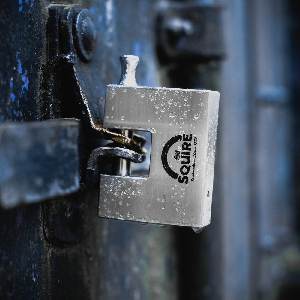 SQUIRE Body Only Stronghold ST75S Stainless Steel Container Sliding Shackle Padlock To Take KIK-SS Insert