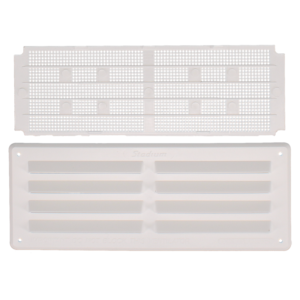 STADIUM Plastic Louvre Ventilator With Flyscreen