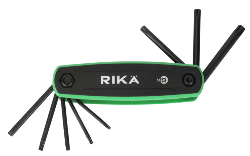 Rikä 8 Piece Metric Folding Torx Key Set