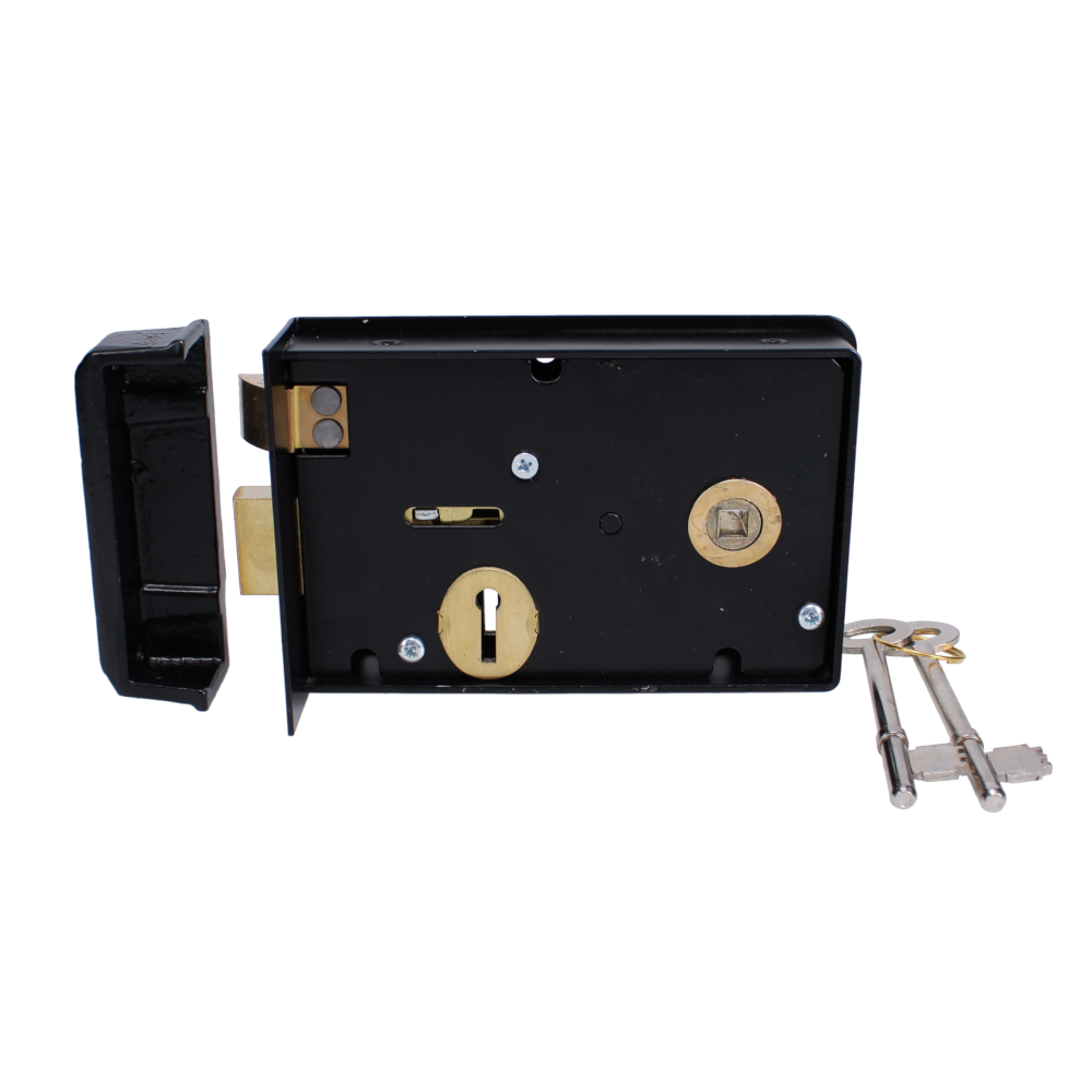 UNION 1439 3 Lever Double Handed Rimlock