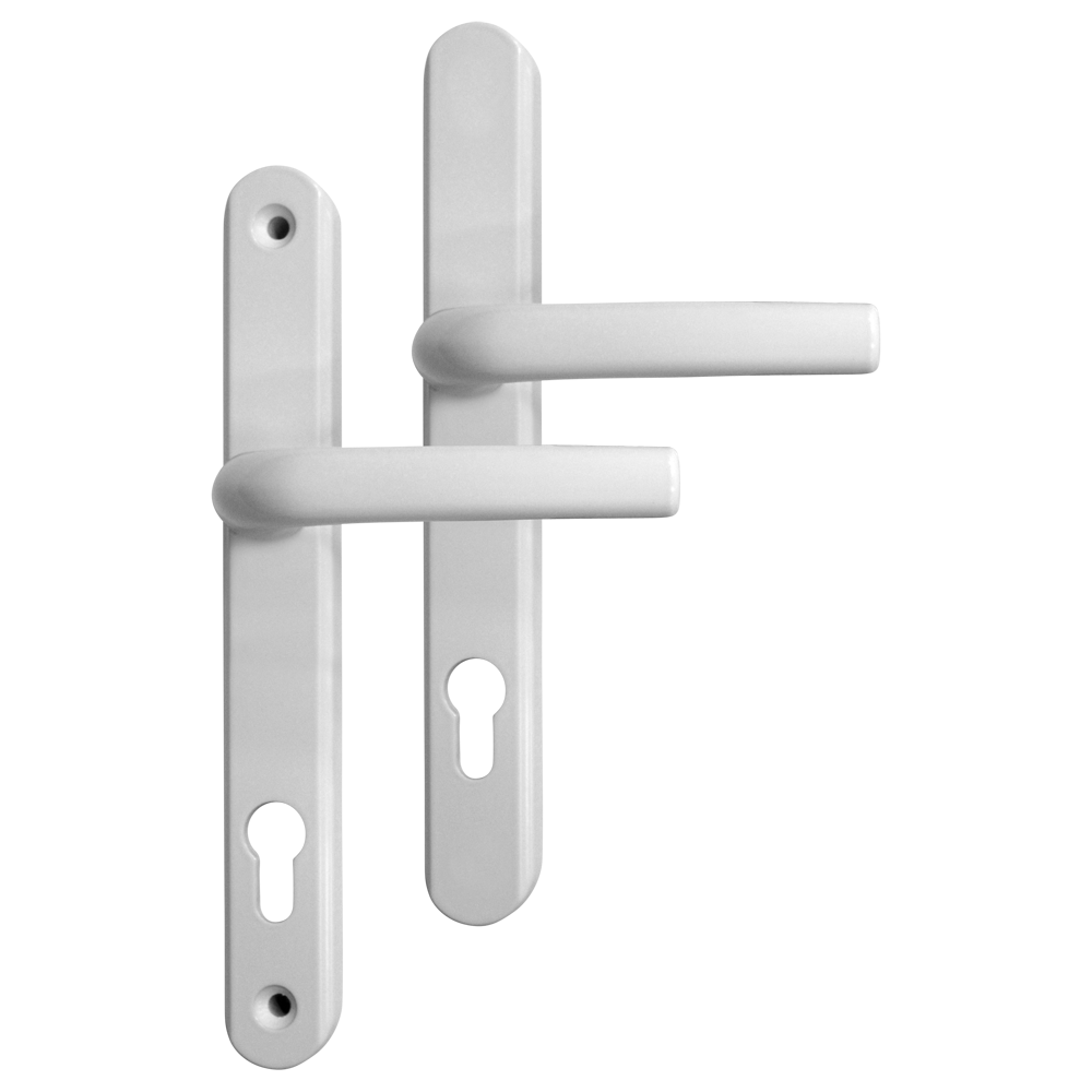 Greenteq Alpha 92 Lever/Lever UPVC Furniture - 250mm Backplate