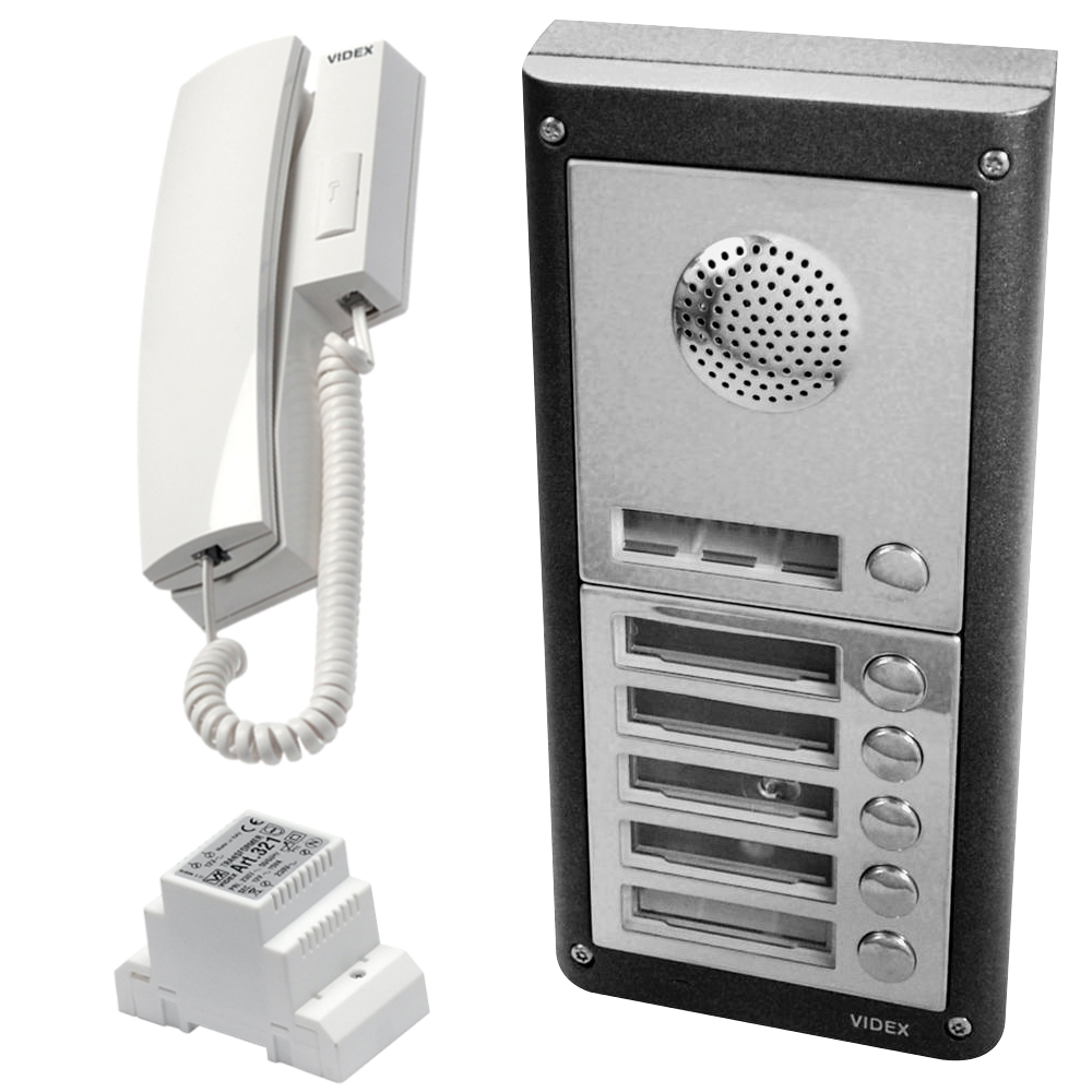 VIDEX 4K Series Surface Mounted Audio Kit c/w 3011 Handset