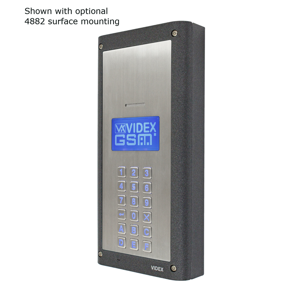 VIDEX 4812/4G Digital GSM Panel 500 Way LCD Display & A-F Buttons