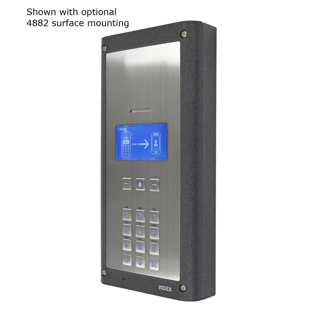 VIDEX 4812R/4G Digital GSM Panel 500 Way LCD Display & Scroll