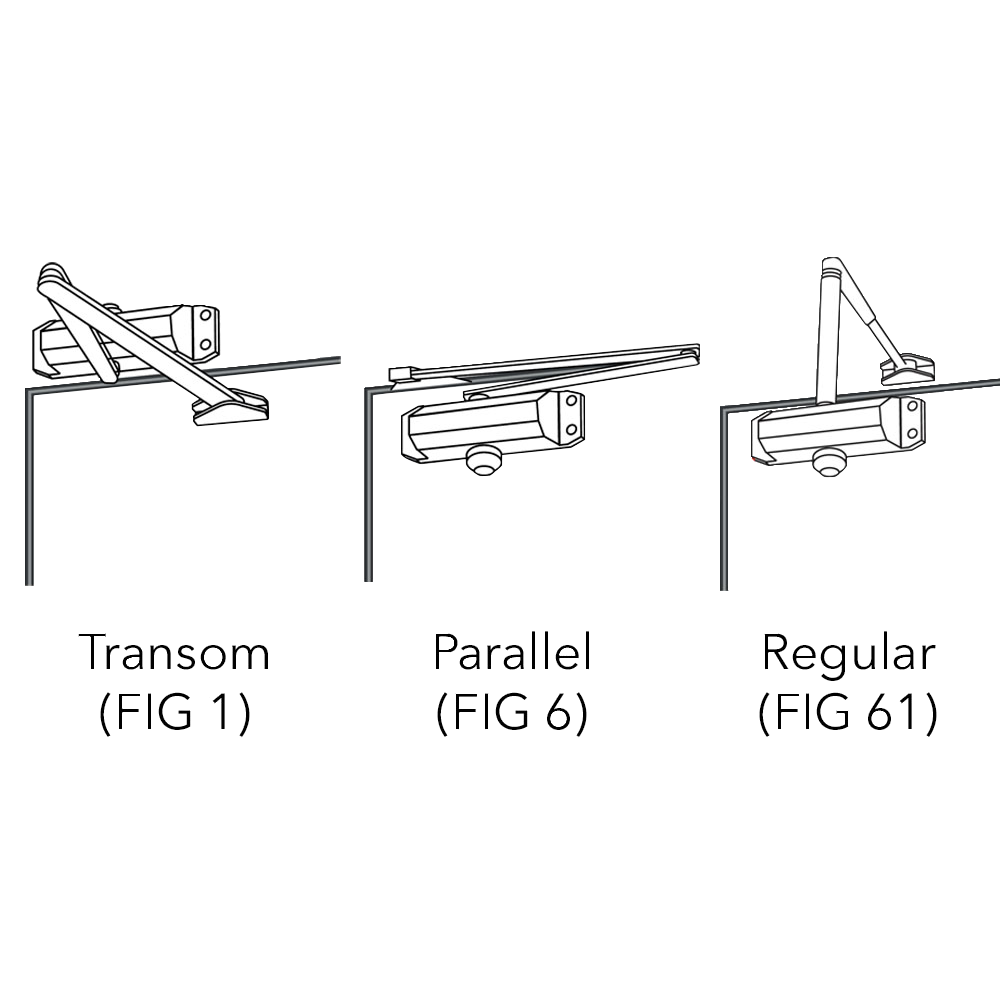ASEC Vital Size 3 Overhead Door Closer