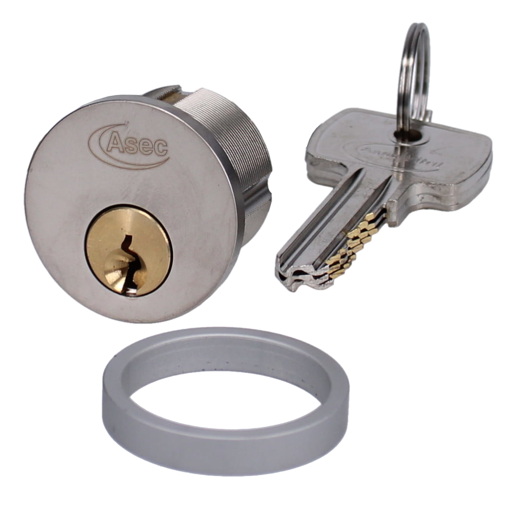 ASEC Vital 6 Pin Screw In Cylinder Single Keyed To Differ - Dual Finish