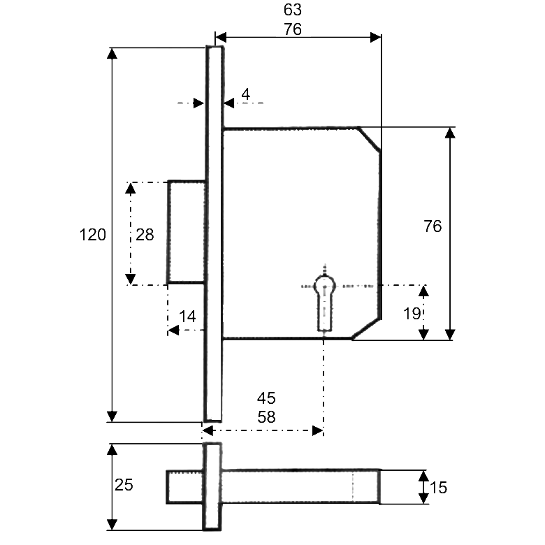 WILLENHALL LOCKS M5 5 Lever Deadlock