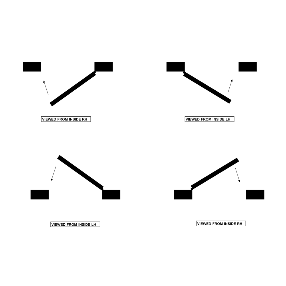 WINKHAUS AV2 Auto Locking Lever Operated Latch & Deadbolt - 2 Hook