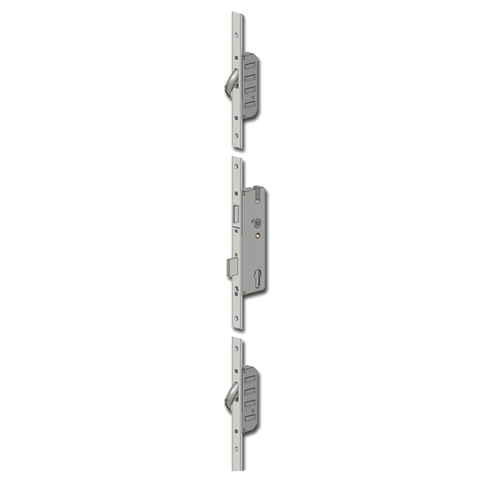 WINKHAUS Cobra Lever Operated Latch & Deadbolt Split Spindle 20mm Flat - 2 Hook