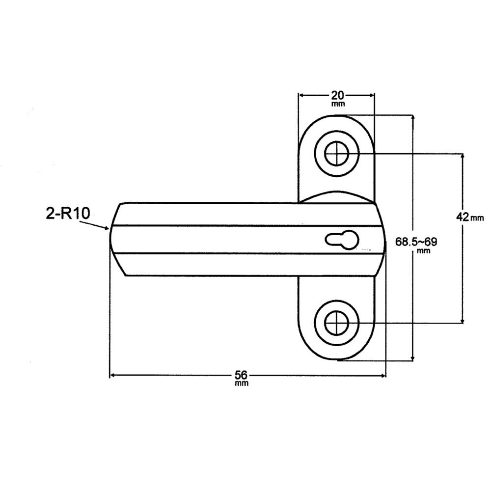 YALE 8K103 Sash Stopper