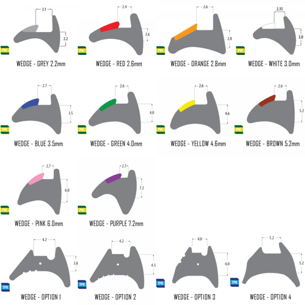 Replacement Glazing Wedge Gaskets 50m Roll