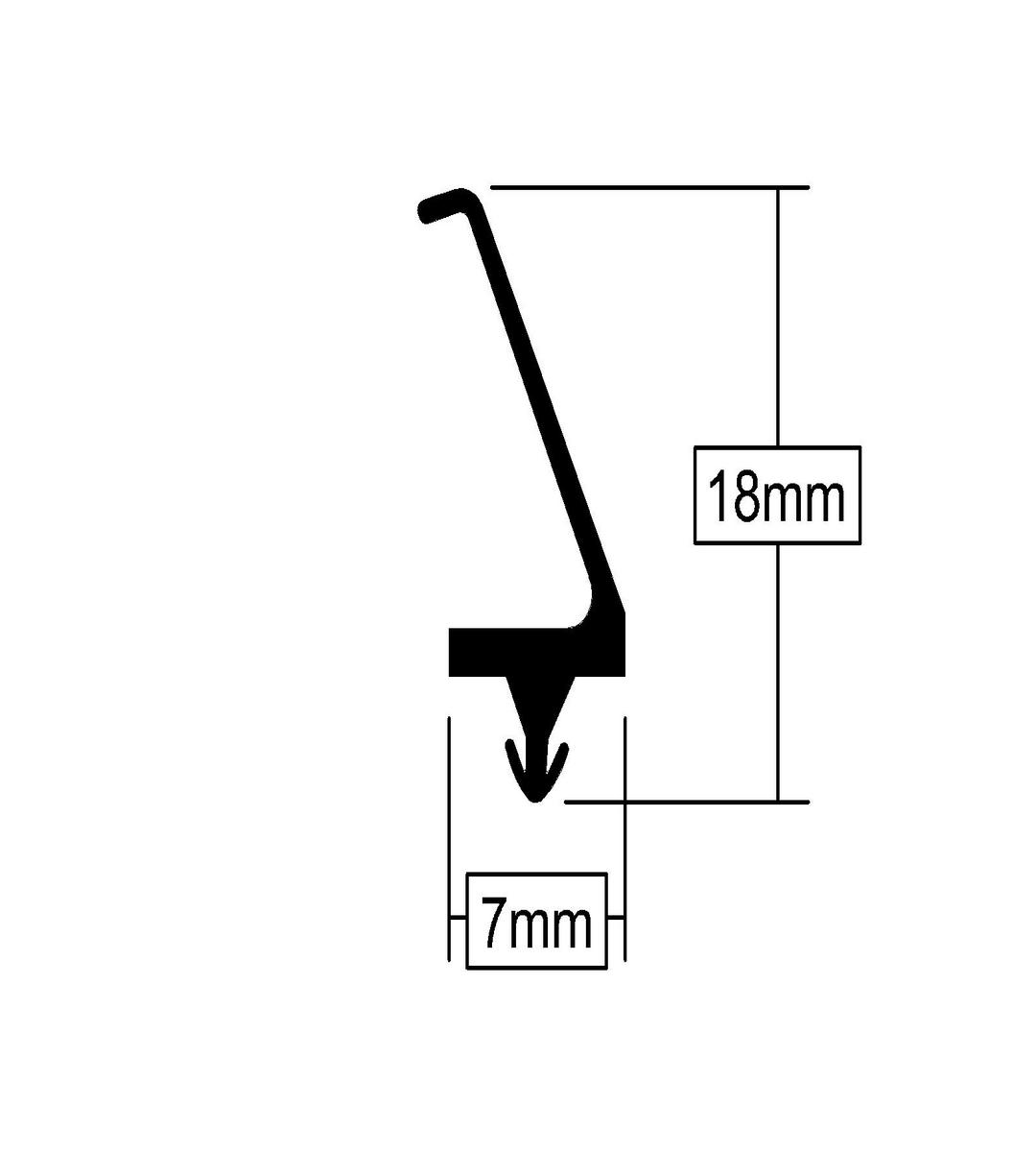 Proline AM3EX 900mm Door Threshold Seal Pack – Weatherproof Replacement Seals