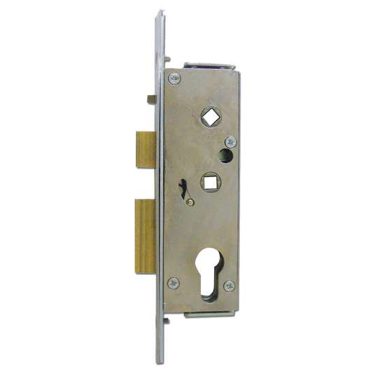 ABT GIBBONS Lever Operated Latch & Deadbolt - Centre Case 32/85-48 With Snib - Nickel Plated