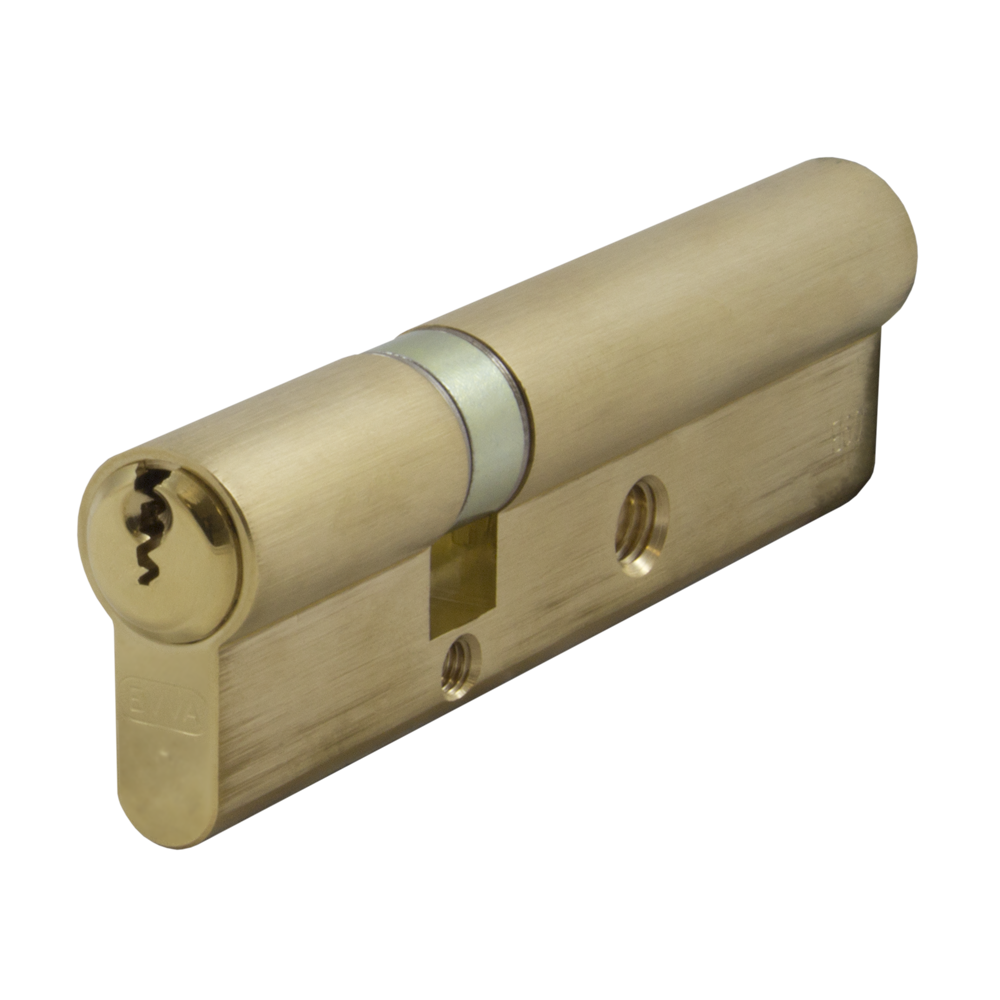 EVVA EPS L111 Banham Cylinder Keyed To Differ Left Handed 21B - Polished Brass