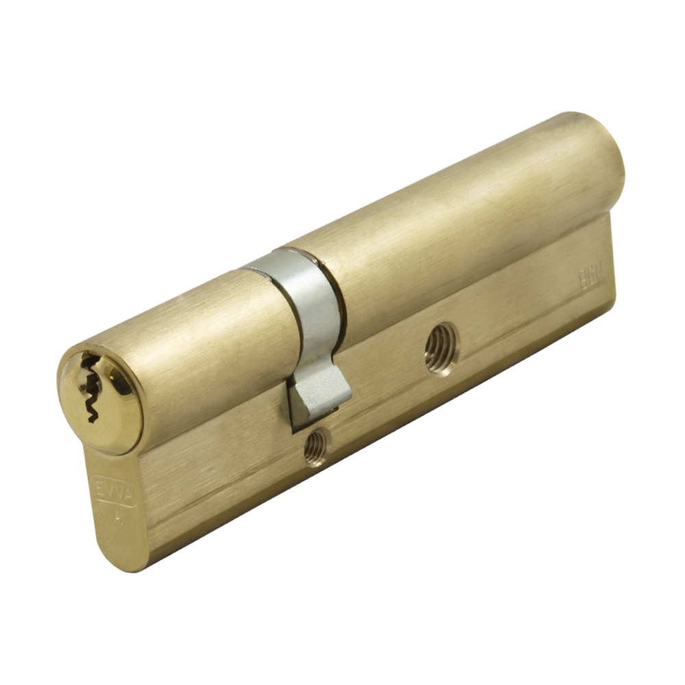 EVVA EPS L111 Banham Cylinder Keyed To Differ Right Handed 21B - Polished Brass