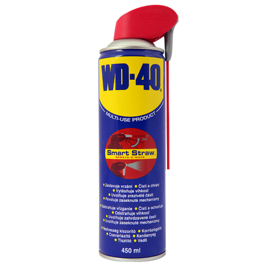 WD-40 Lubricant Spray with Smart Straw 450ml 44137/156