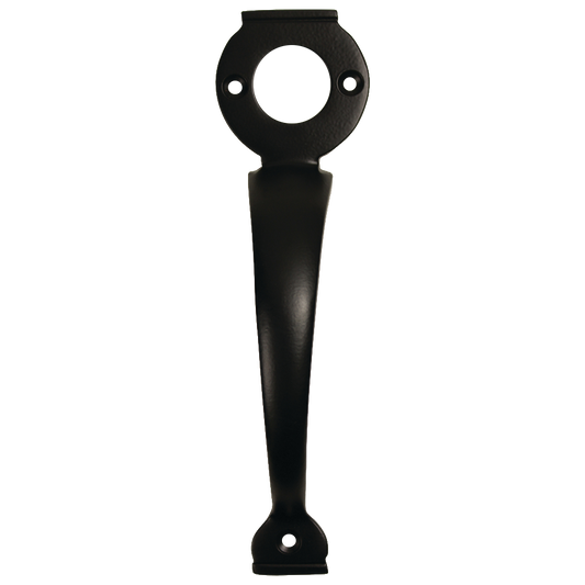 A PERRY Solid Brass Long Throw Lock Gate Handle Black