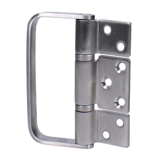 CENTOR Offset Single Hinge Outward Opening With Handle For E3 Bi-Fold System Stainless Steel
