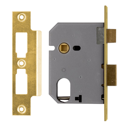 UNION L2241 Oval Sashcase 75mm - Polished Lacquered Brass