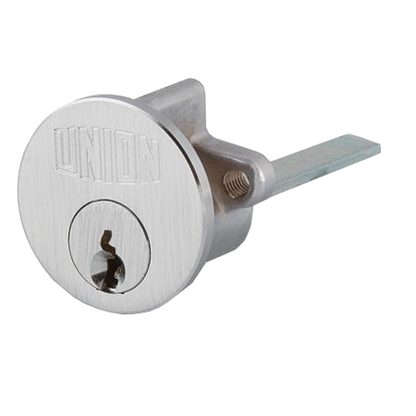 UNION 1X1 Rim Cylinder Keyed Alike WVL482 - Satin Chrome