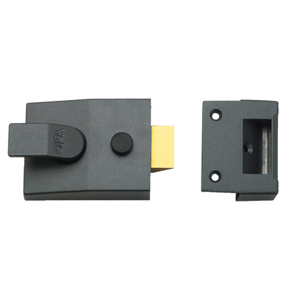 YALE 84 & 88 Non-Deadlocking Nightlatch 60mm No Cylinder 88 - Dull Metal Grey