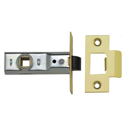 UNION 2648 Tubular Latch 75mm Pro - Polished Lacquered Brass