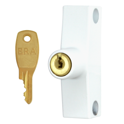 ERA 801 & 802 Automatic Window Snap Lock Cut Key 1 Lock + 1 Key Pro & Keyed Alike To D218 - White