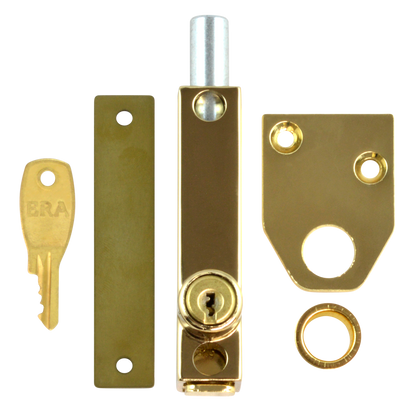 ERA 805 & 806 Universal Press Bolt EB Cut Key Keyed Alike Display - Brass