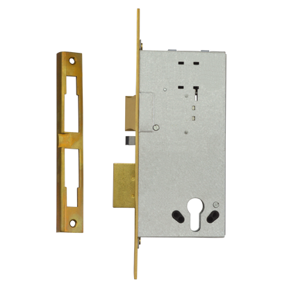 CISA 12011 Series Mortice Electric Lock Timber Door 12011-60-0 - Satin Brass
