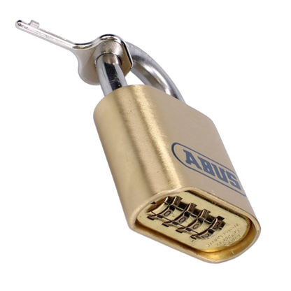 ABUS 180IB Series Brass Combination Open Stainless Steel Shackle Padlock