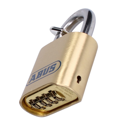 ABUS 180IB Series Brass Combination Open Stainless Steel Shackle Padlock