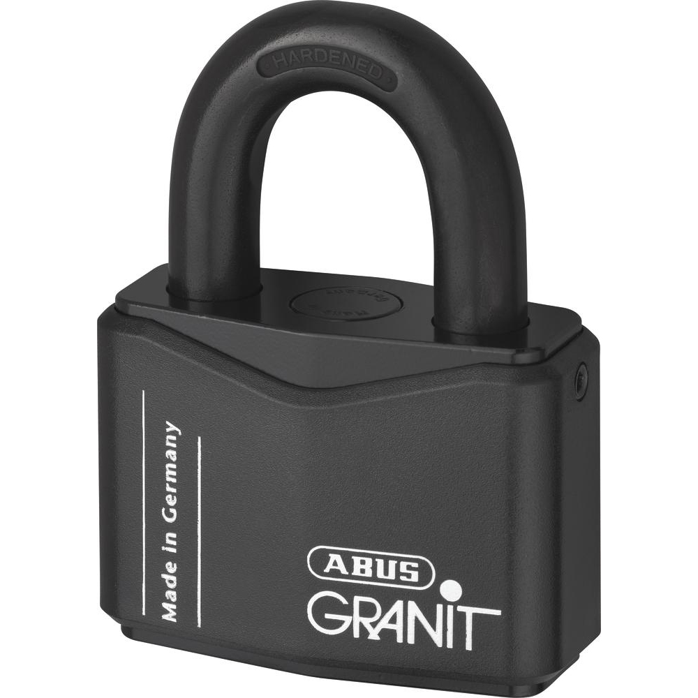 ABUS 37 Series Granit Plus Mechanism Solid Steel Rekeyable Open Shackle Padlock