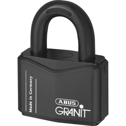 ABUS 37 Series Granit Plus Mechanism Solid Steel Rekeyable Open Shackle Padlock