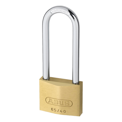 ABUS 65 Series Brass Long Shackle Padlock