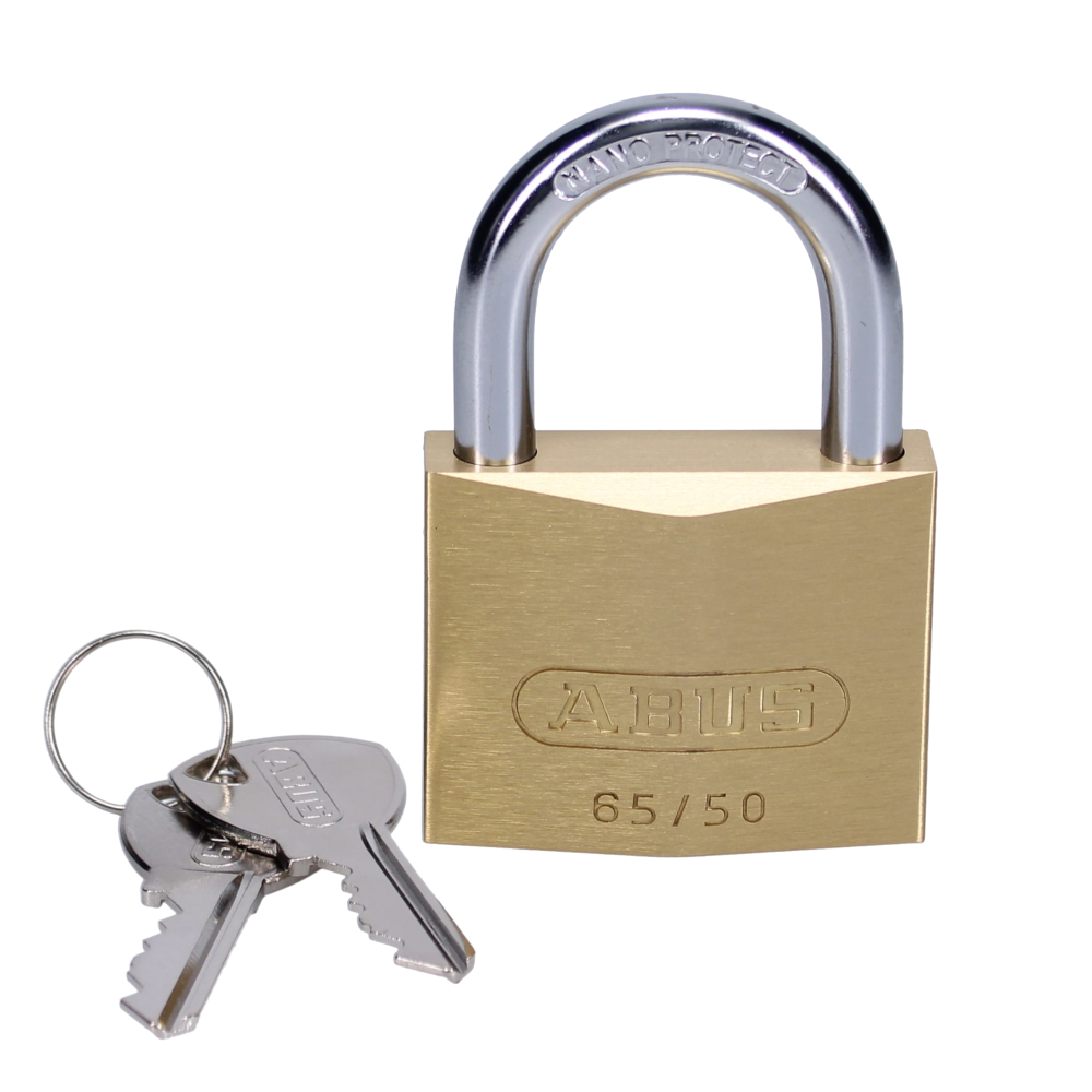 ABUS 65 Series Brass Open Shackle Padlock