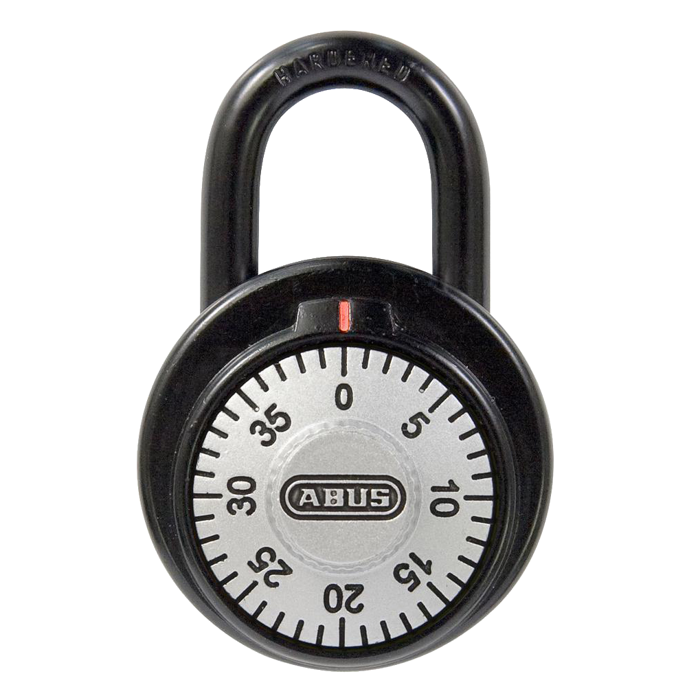 ABUS 78KC Series Dial & Key Over-Ride Combination Open Shackle Padlock