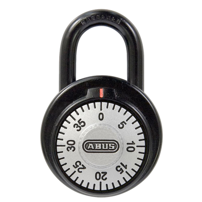 ABUS 78KC Series Dial & Key Over-Ride Combination Open Shackle Padlock