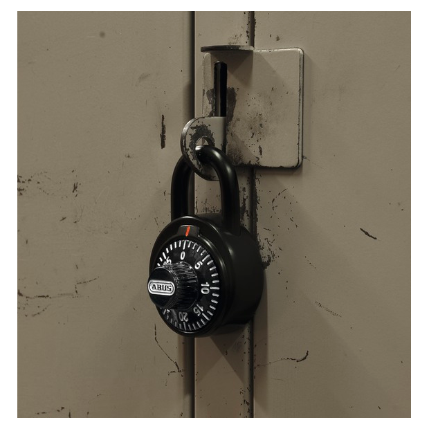 ABUS 78KC Series Dial & Key Over-Ride Combination Open Shackle Padlock
