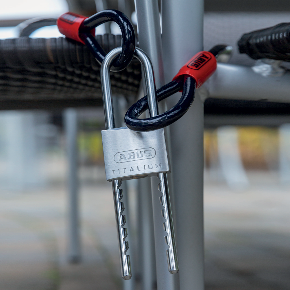 ABUS Titalium 64TI Series Adjustable Long Shackle Padlock