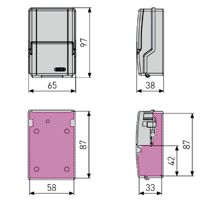 ABUS Keygarage Mini 727 Combination Key Safe